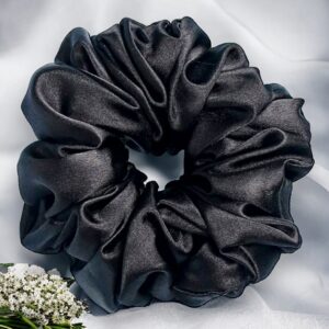 Blackout Elegance Scrunchies (Pack of 5)