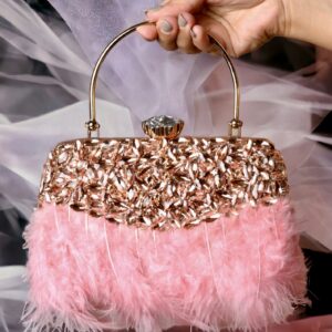 Feathered Flair Handbag