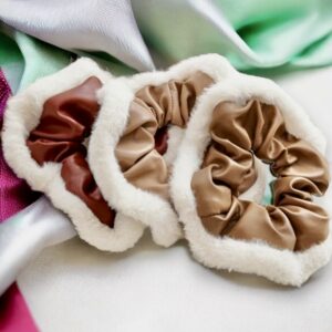 Leather Luxe Scrunchies (pack of 2)