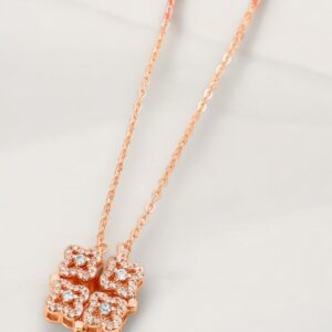 Magnetic 2 in 1 Clover Flower Necklace (stainless steel)