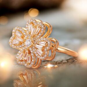 Flower Revolving Ring